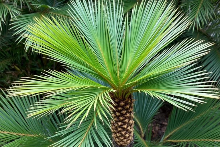 Palma sabałowa (Serenoa repens) rosnąca w naturalnym środowisku, charakterystyczna niska palma z wachlarzowatymi liśćmi