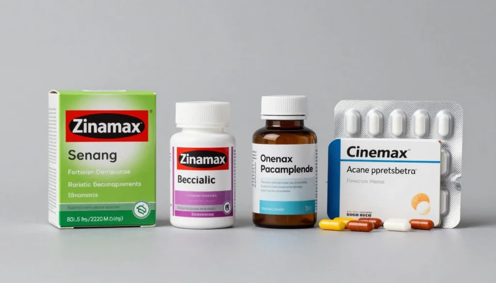 Porównanie Zinamax z innymi suplementami na trądzik