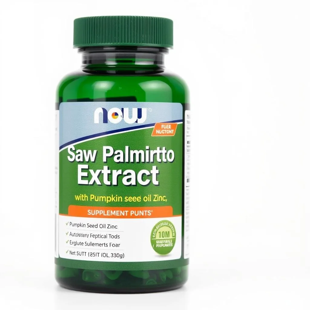 Suplement NOW Foods Saw Palmetto Extract z olejem z pestek dyni i cynkiem na potencję