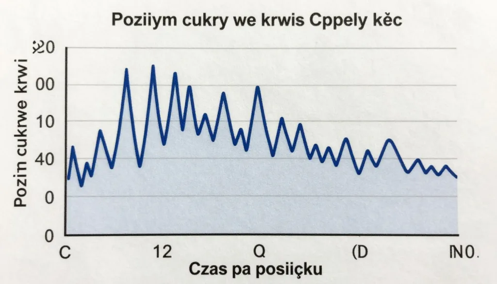 skoki cukru po jedzeniu