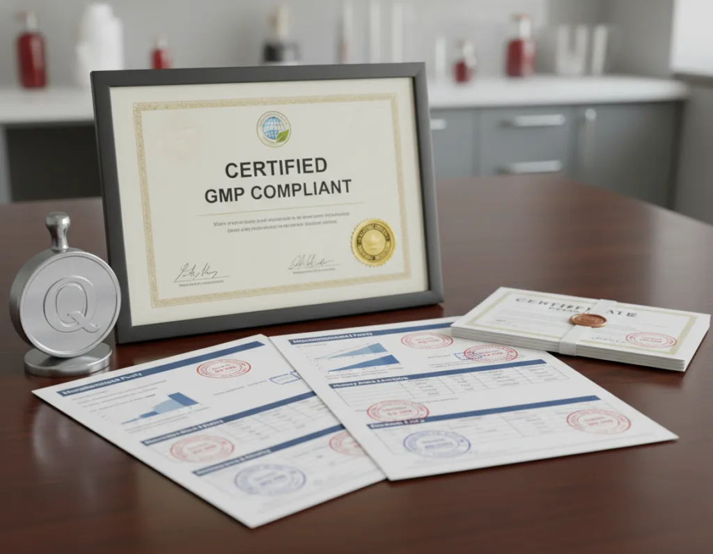 Certyfikaty jakości GMP dla suplementów diety