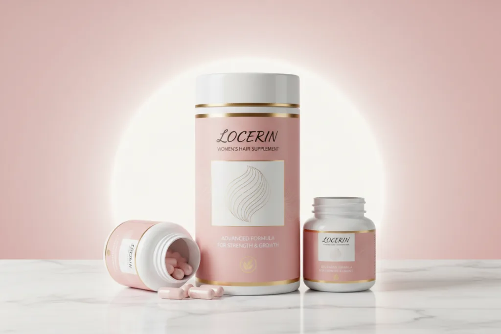 Locerin - suplement dla kobiet na wypadanie włosów