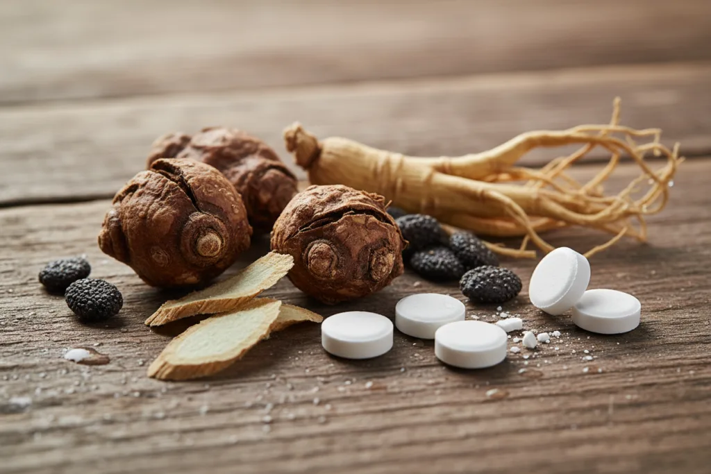 Składniki naturalne w suplementach na potencję
