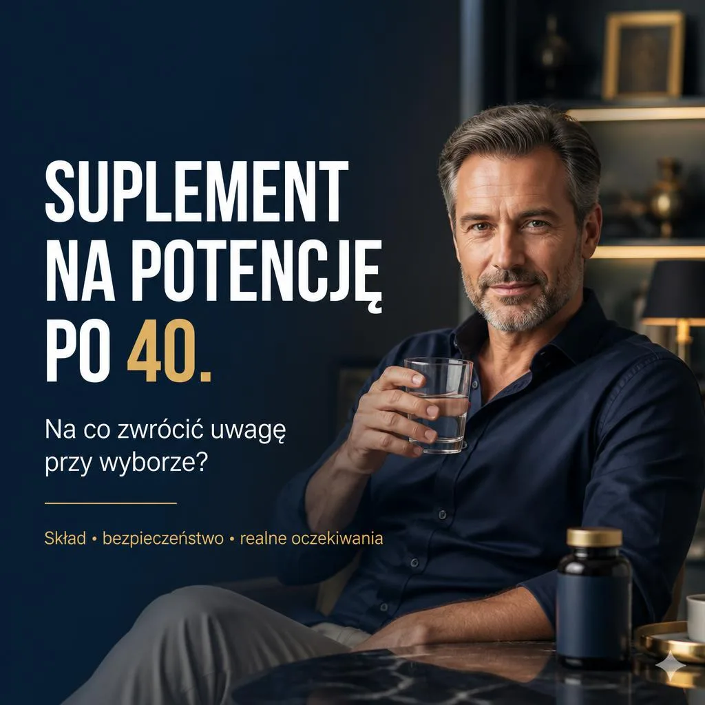 Najlepszy suplement na potencję po 40 – na co zwrócić uwagę