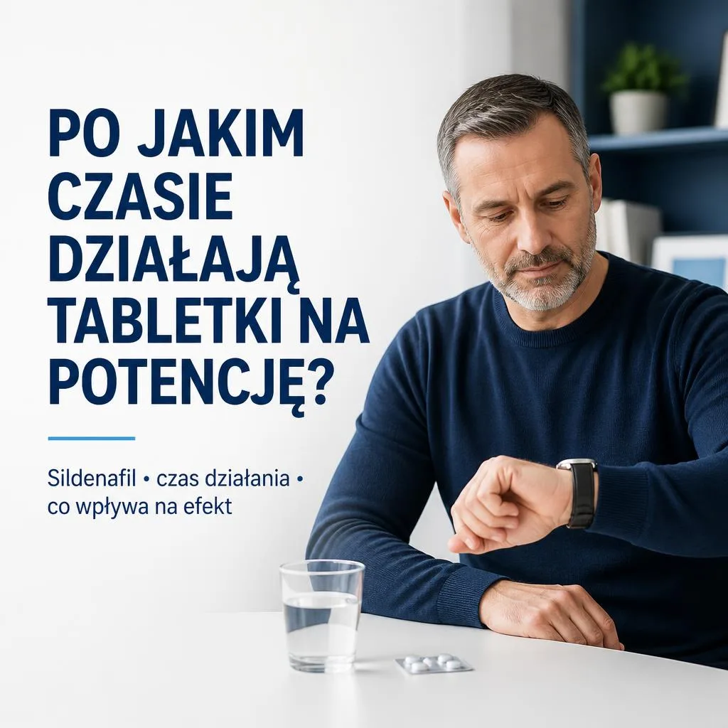 Po jakim czasie działają tabletki na potencję – sildenafil i czas działania