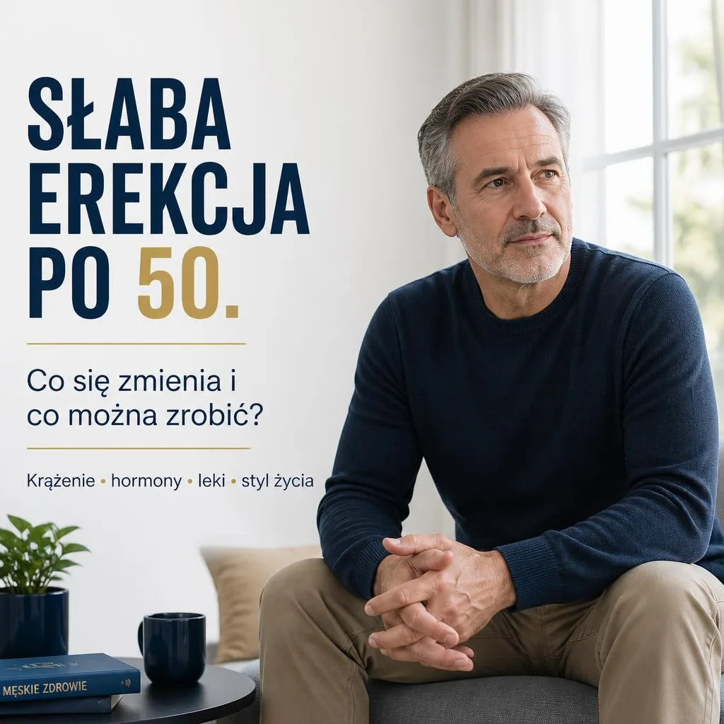 Słaba erekcja po 50 roku życia – przyczyny i co robić