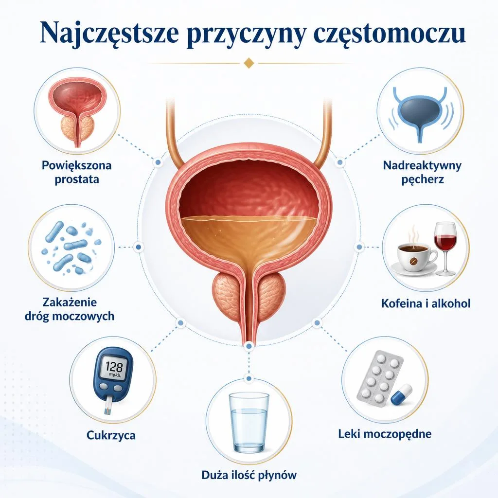 Najczęstsze przyczyny częstomoczu i częstego oddawania moczu