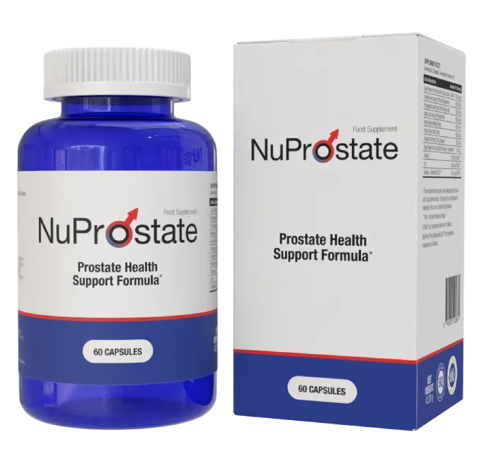 NuProstate – opakowanie suplementu diety dla mężczyzn