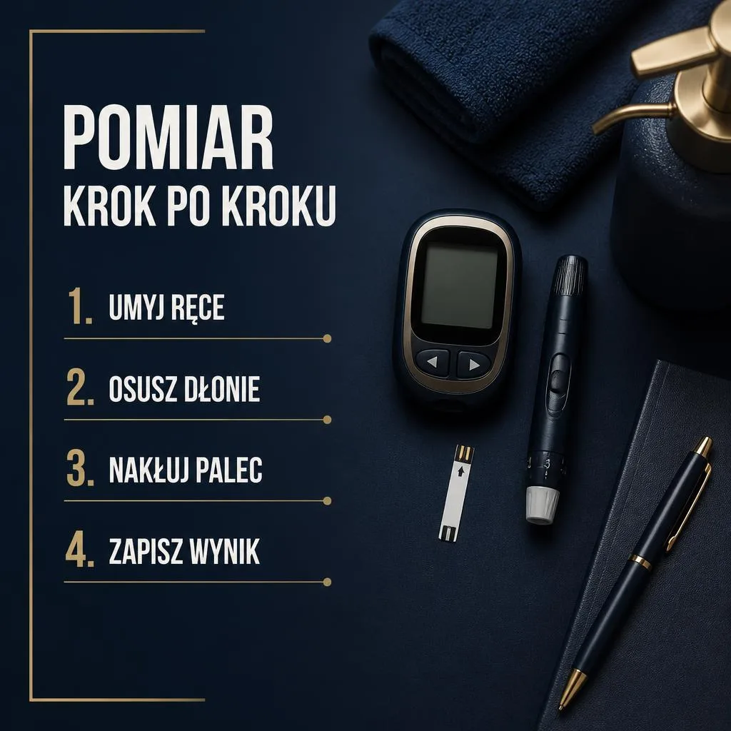 Prawidłowy pomiar cukru glukometrem krok po kroku