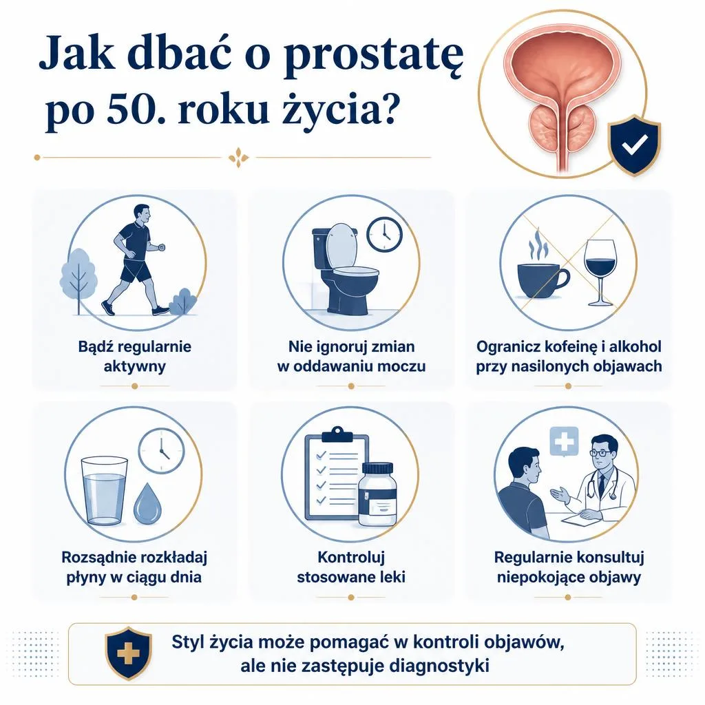 Jak dbać o prostatę po 50. roku życia – codzienne nawyki